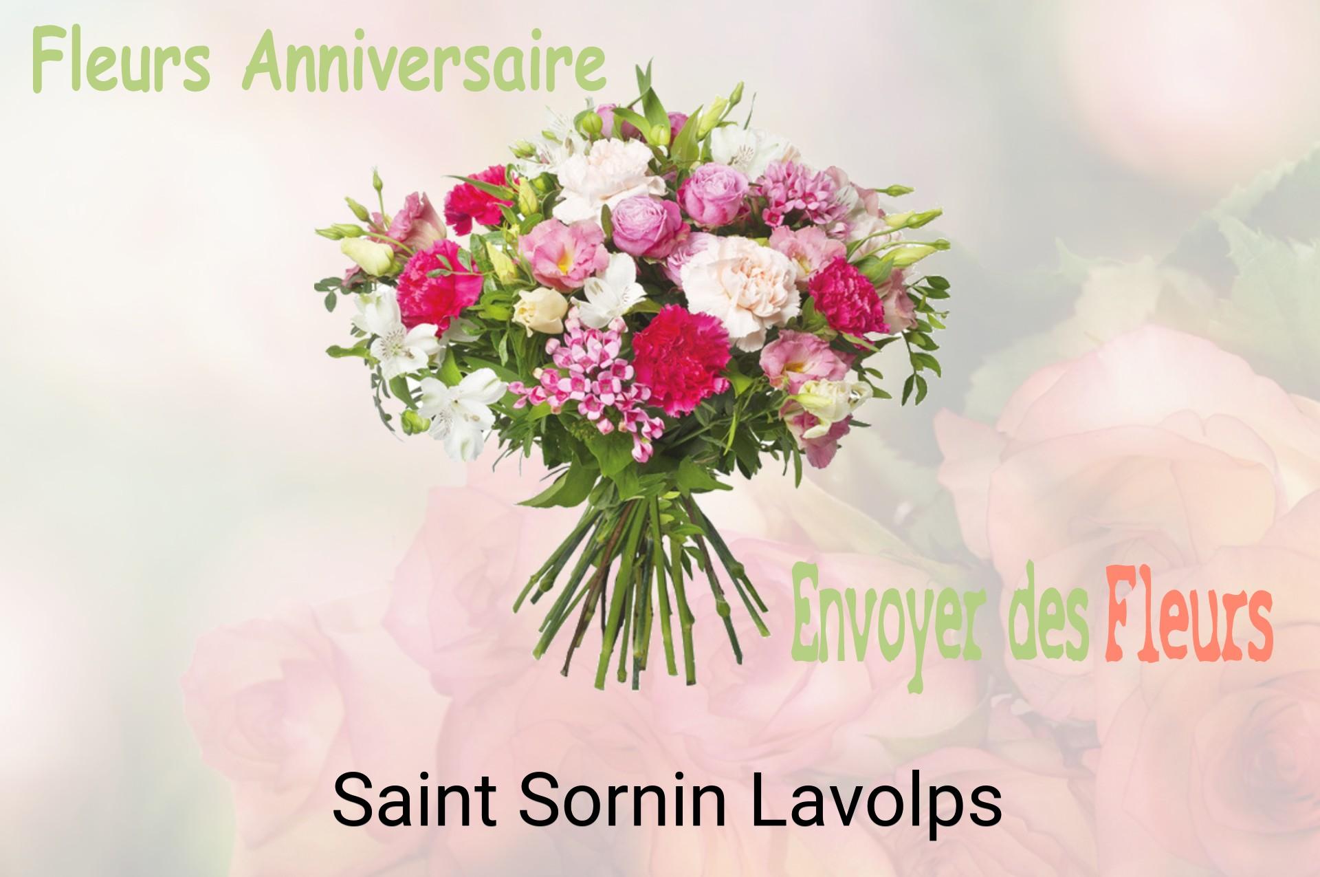 Bouquet de fleurs d’anniversaire livré à Saint-Sornin-Lavolps
