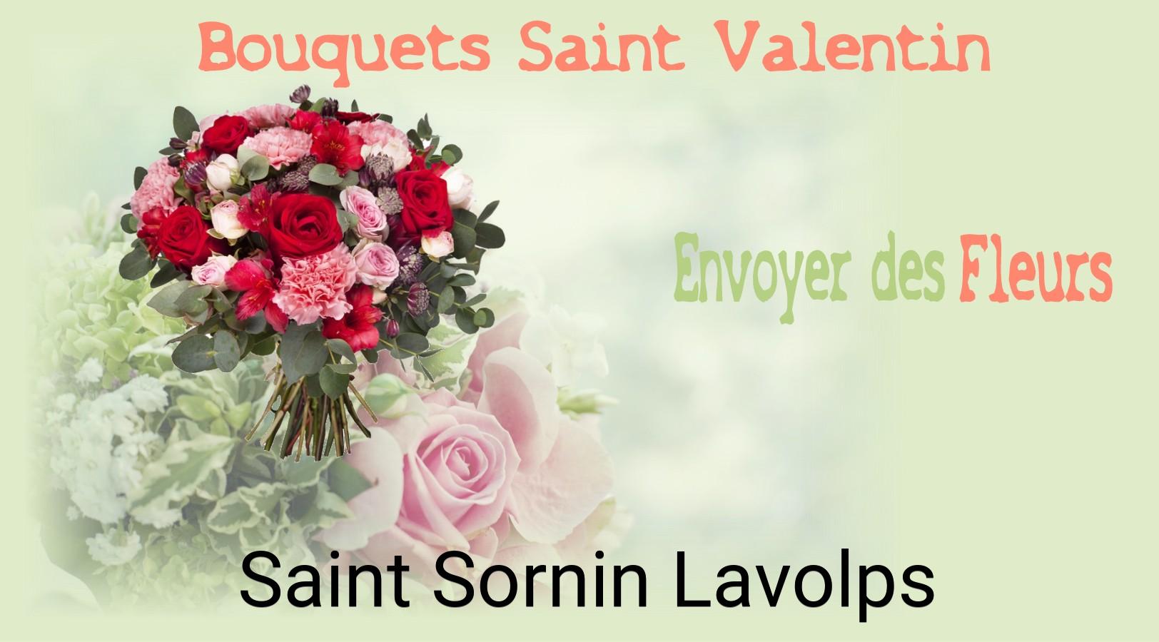 Roses de Saint-Valentin livrées à Saint-Sornin-Lavolps